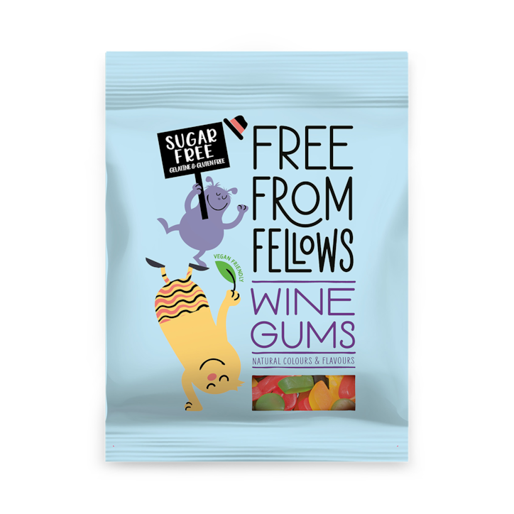 Free From Fellows Wine Gums 70g