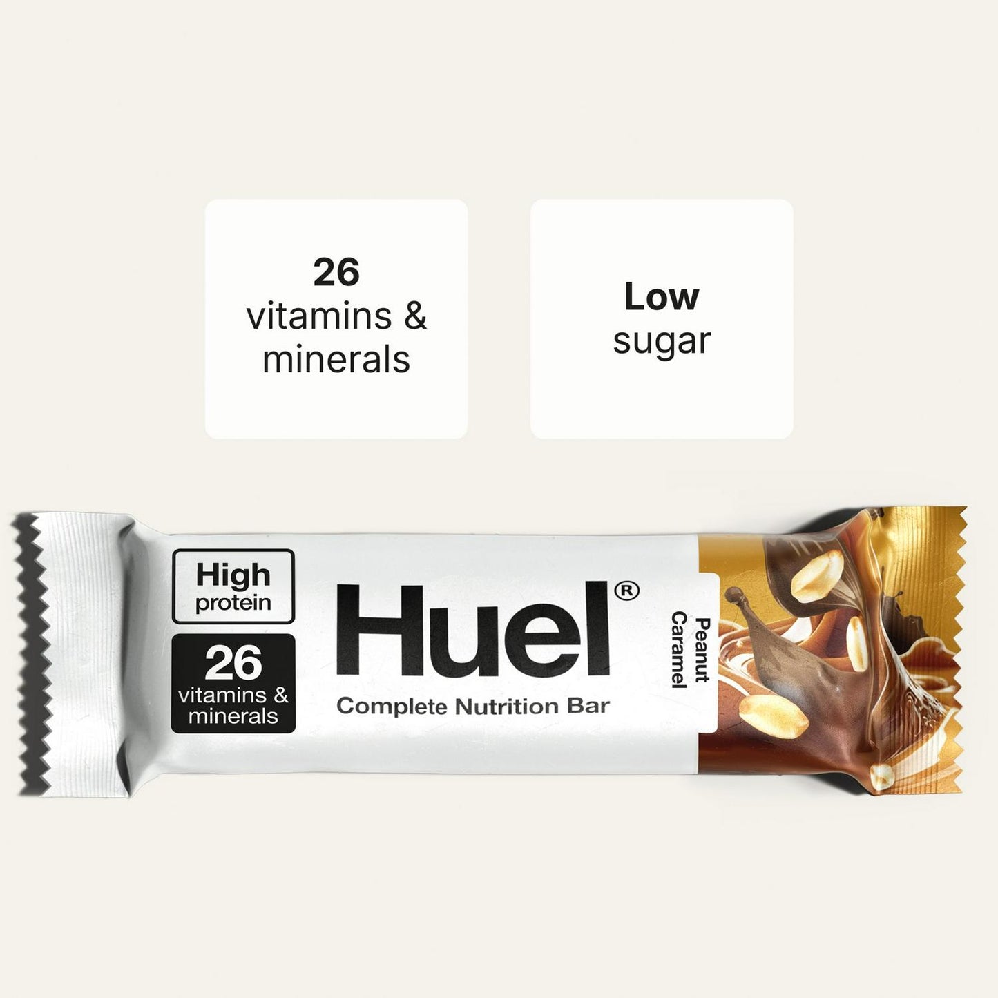 Huel Peanut Caramel Complete Nutrition Bar 55g