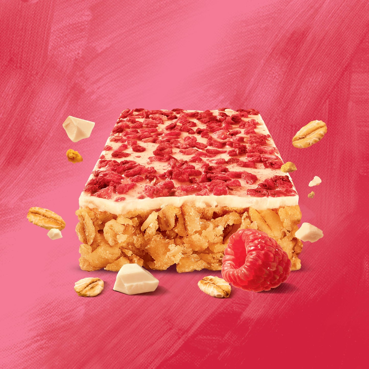 Trek White Chocolate & Raspberry Protein Flapjack 50g