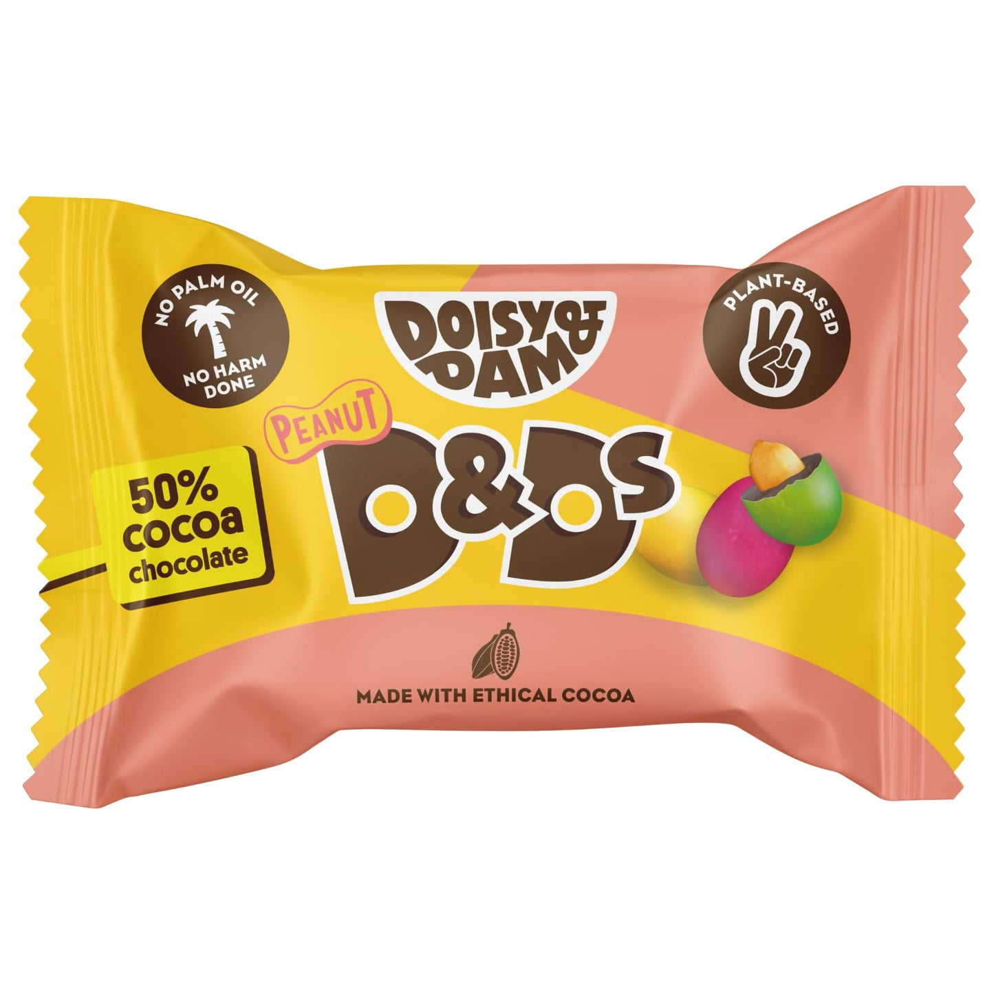 Doisy & Dam Peanut D&Ds Vegan Dark Chocolate 30g