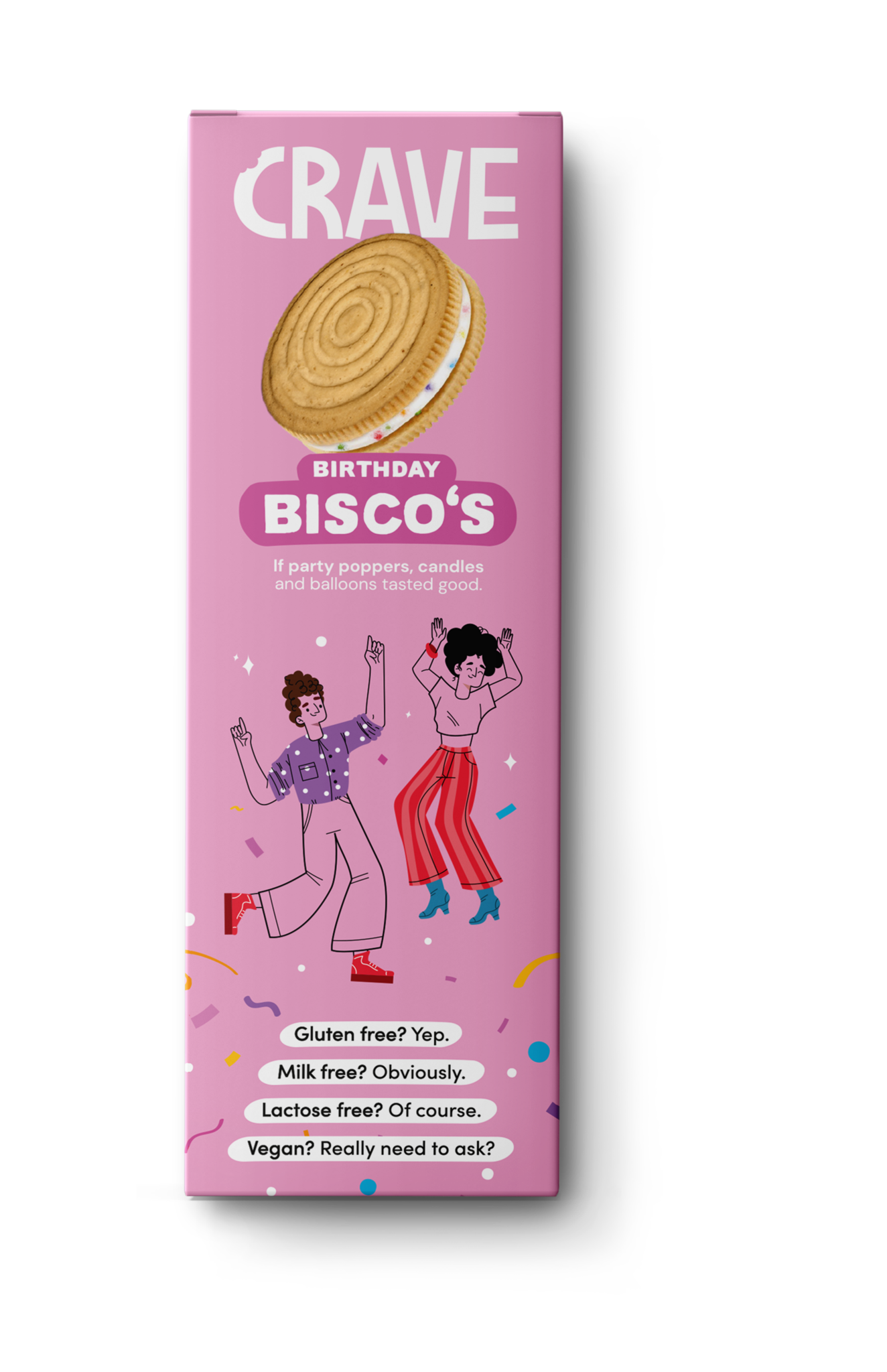 Crave Birthday Bisco's 130g