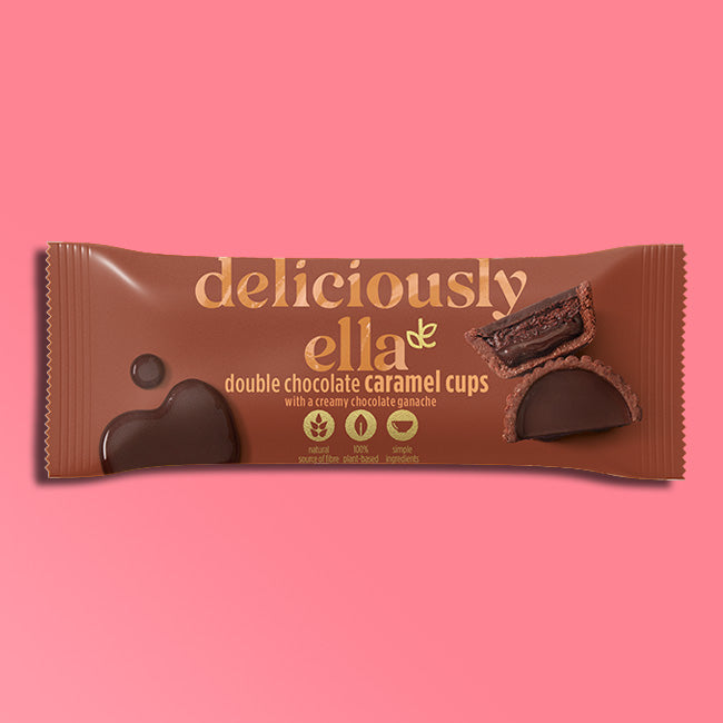Deliciously Ella Double Chocolate Caramel Cups 36G