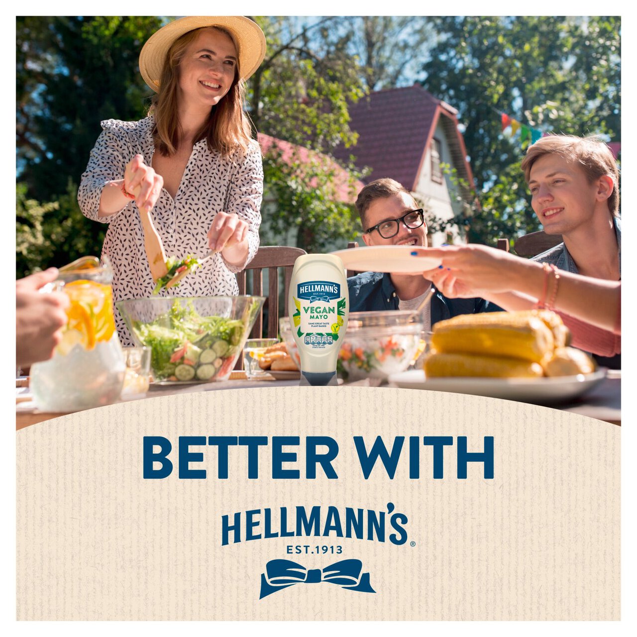 HELLMANN’S VEGAN SQUEEZY MAYONNAISE 430ML