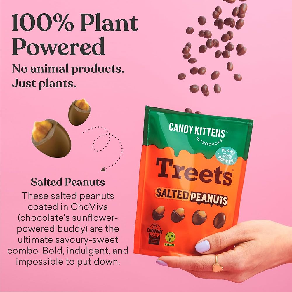 Candy Kittens Treets Salted Peanuts Bag 120g