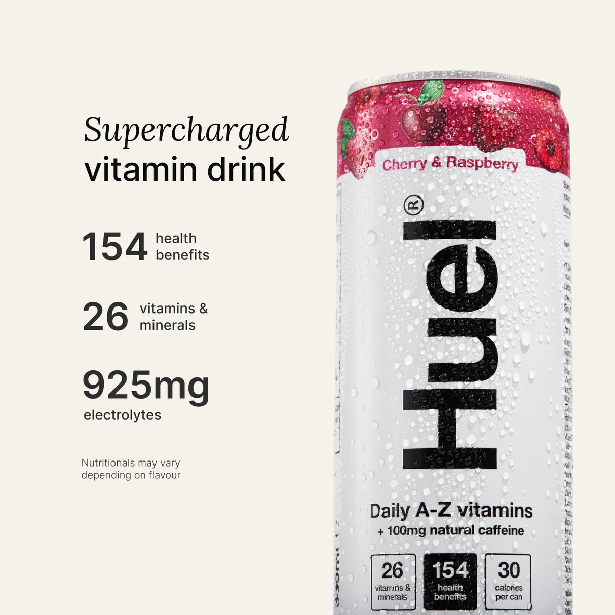 Huel Cherry & Raspberry Daily A-Z Vitamin Drink 330ml