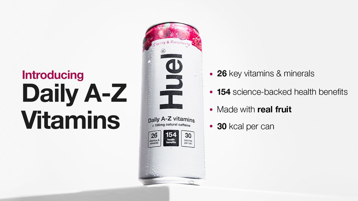 Huel Cherry & Raspberry Daily A-Z Vitamin Drink 330ml