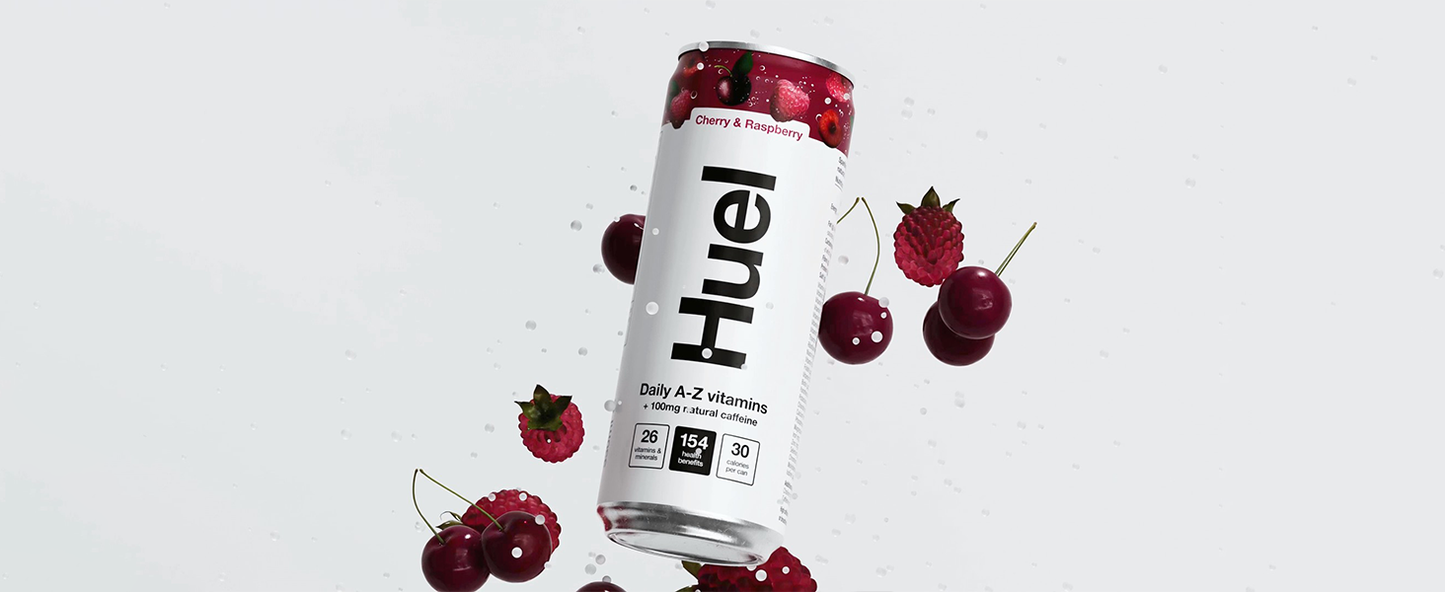 Huel Cherry & Raspberry Daily A-Z Vitamin Drink 330ml
