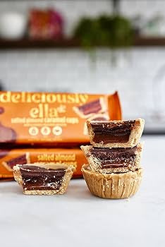Deliciously Ella Salted Almond Caramel Cups 36g
