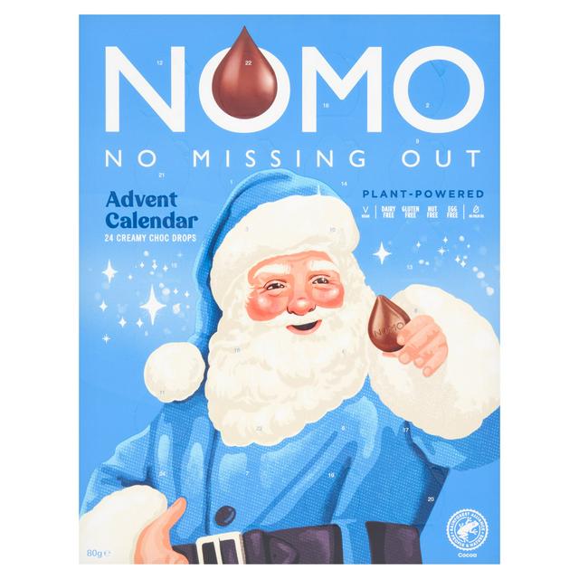 NOMO Advent Calendar Creamy Choc Drops x24 80g