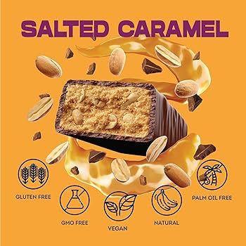 vive vegan protein salted caramel bar