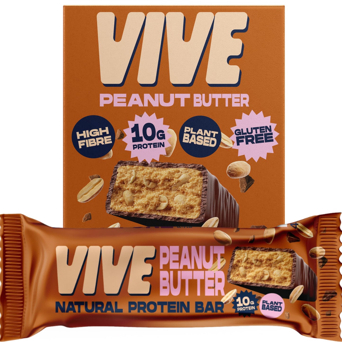 Vive Vegan Protein Peanut Butter Bar
