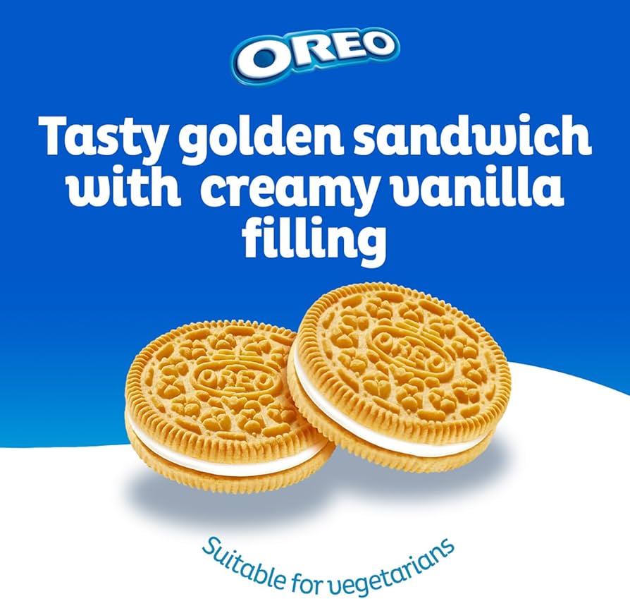 Oreo Golden Cookies Sandwich Biscuits 154g