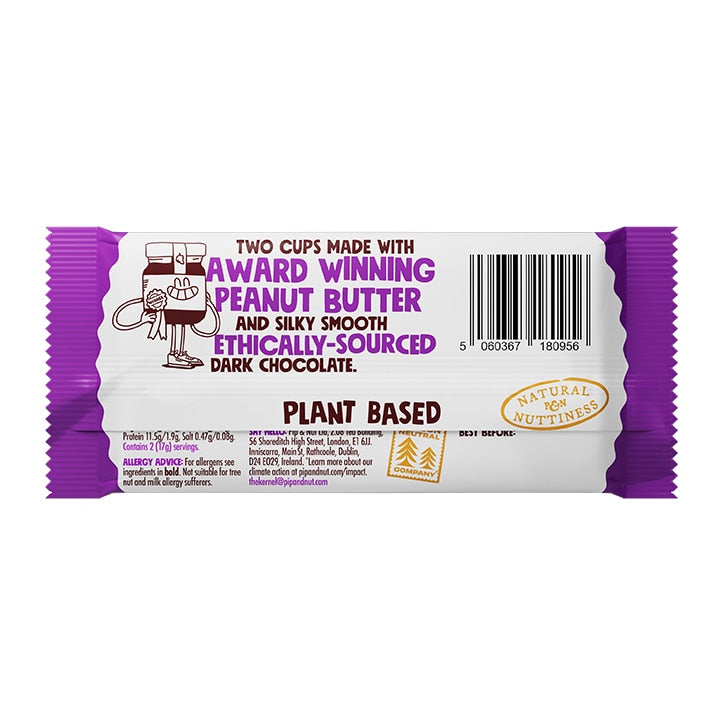 Pip and Nut Dark Chocolate Peanut Butter Cups 34g