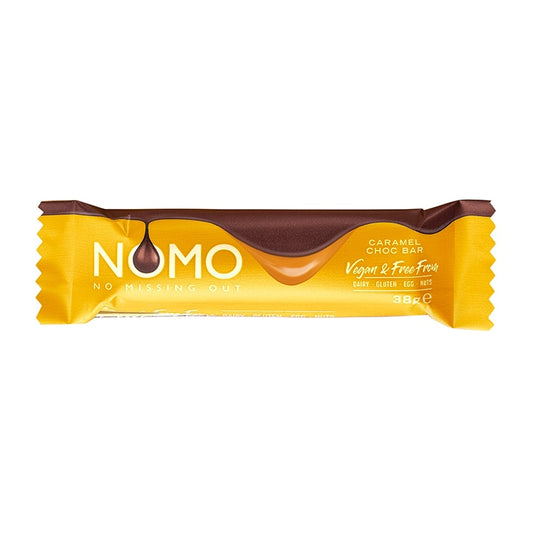 NOMO Caramel Filled Choc Bar 38g