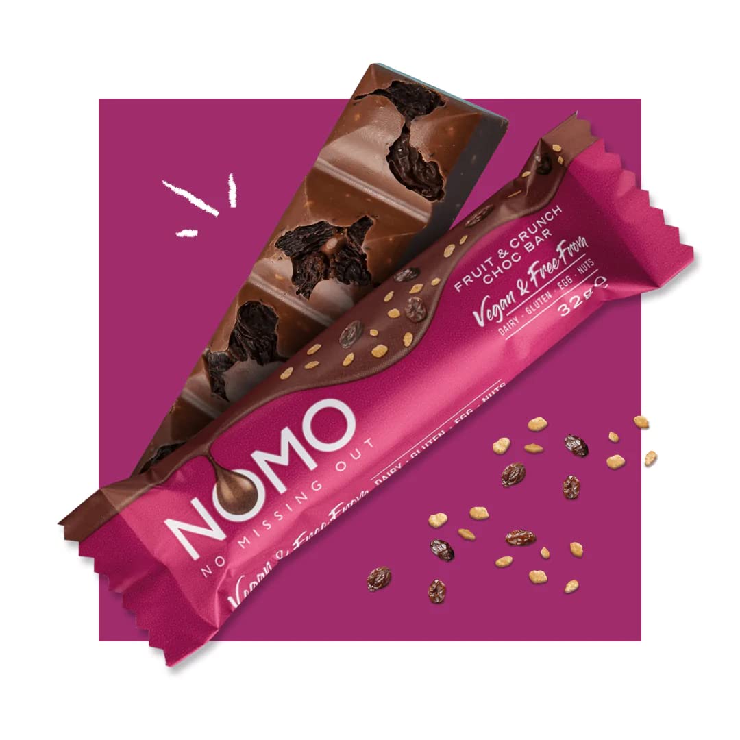 NOMO Fruit & Crunch Choc Bar 32g