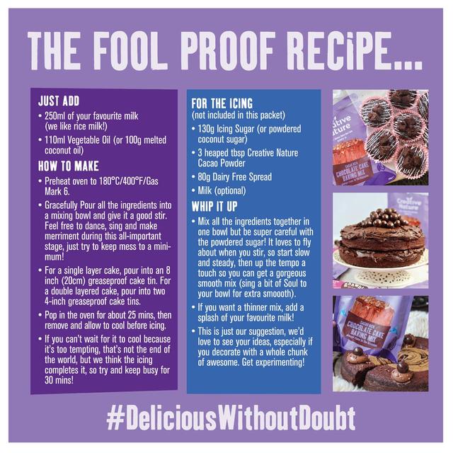 Creative Nature Chocolate Cake Baking Mix 300g