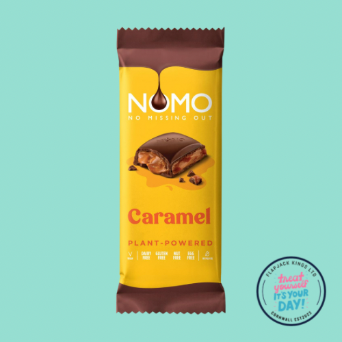 NOMO Caramel Filled Choc Bar 120g