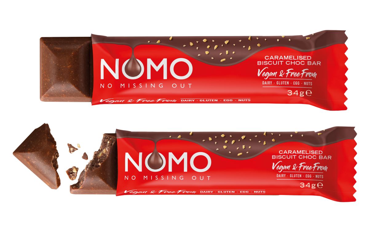 NOMO Caramelised Biscuit Choc Bar 34g