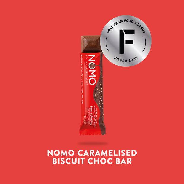 NOMO Caramelised Biscuit Choc Bar 34g
