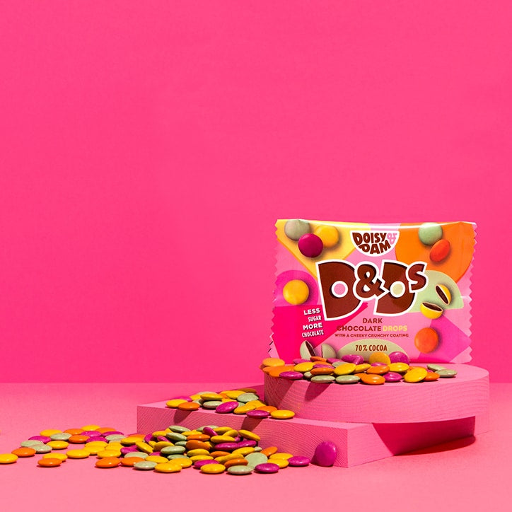 Doisy & Dam D&Ds Vegan Dark Chocolate Drops 30g