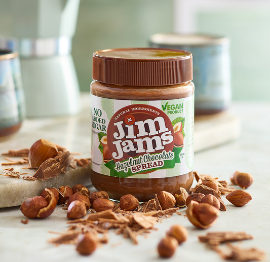 JimJams Vegan No Added Sugar Hazelnut Chocolate Spread 330g