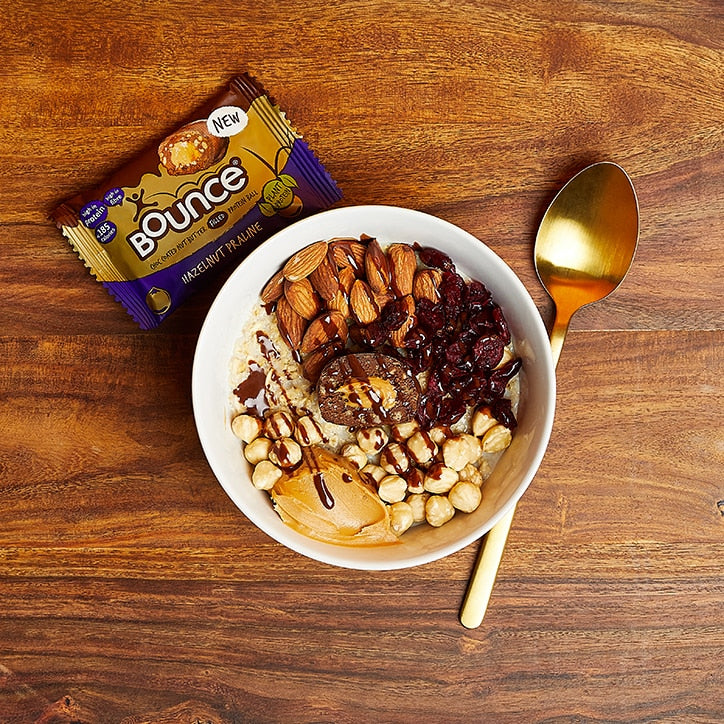 Bounce Dipped Chocolate Hazelnut Praline Plant Protein Ball 40g