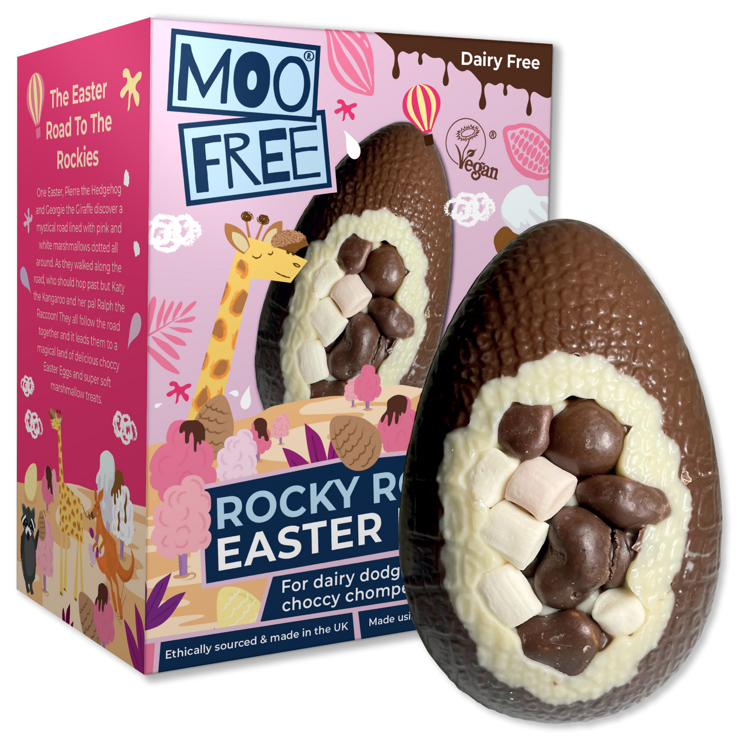 Moo Free Rocky Road Easter Egg85g