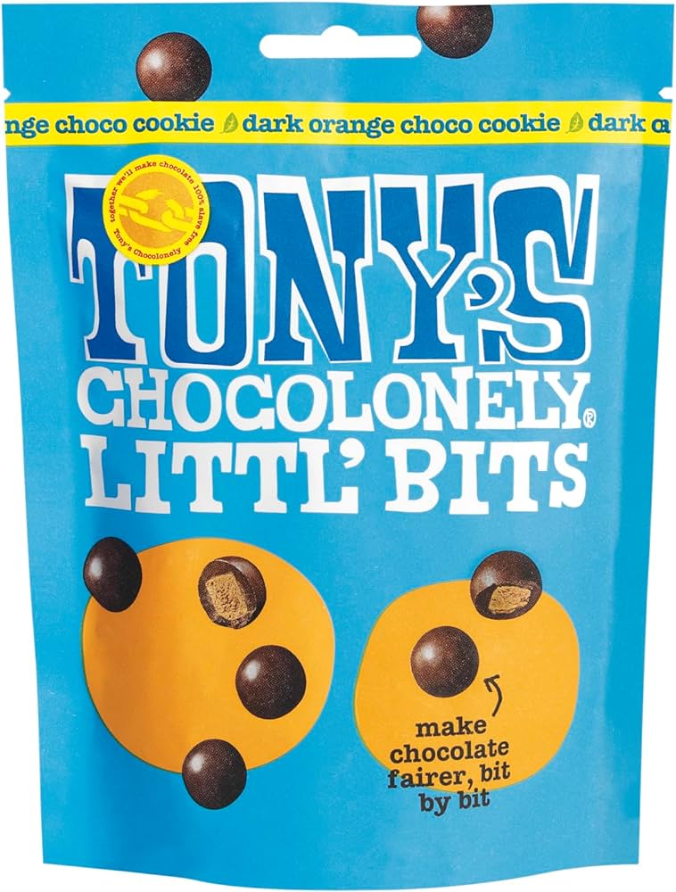 Tony's Chocolonely Littl' Bits Dark Orange Choco Cookie 100g