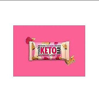 Pulsin Raspberry & Choc Chip Keto Bar 50g