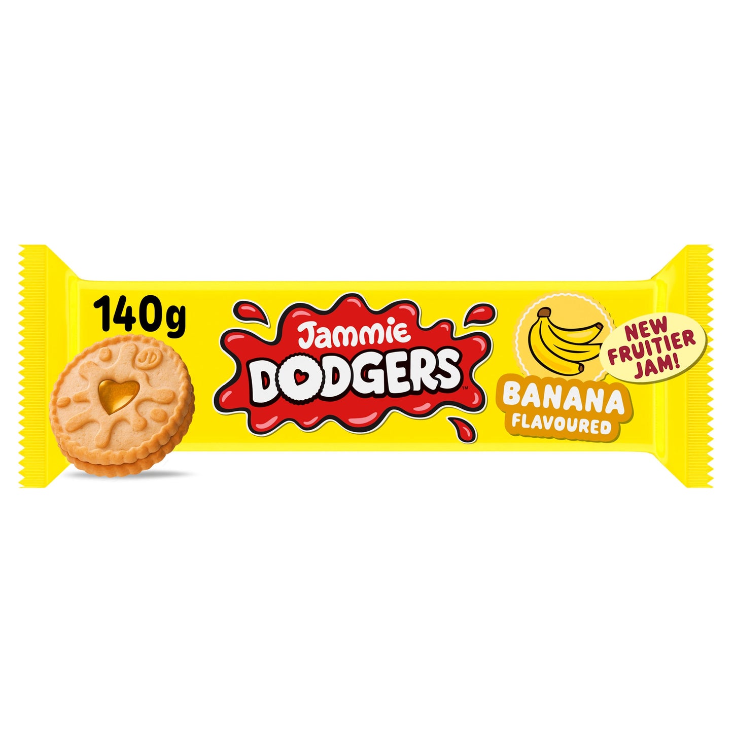 Jammie Dodgers Banana Flavoured 140g
