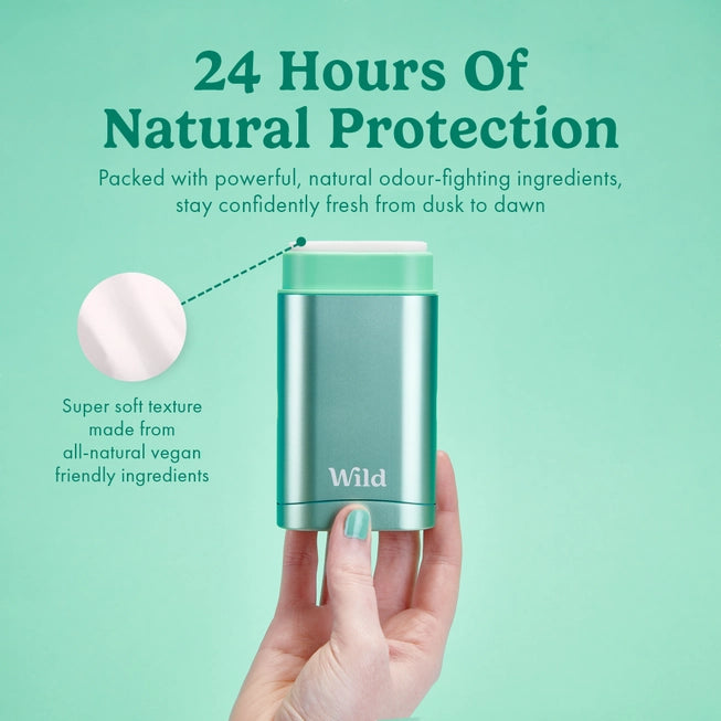 WILD Fresh Cotton & Sea Salt Deodorant Starter Pack