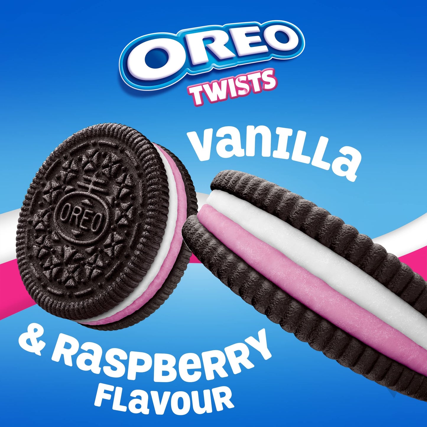 Oreo Twists Vanilla & Raspberry Flavour 157g
