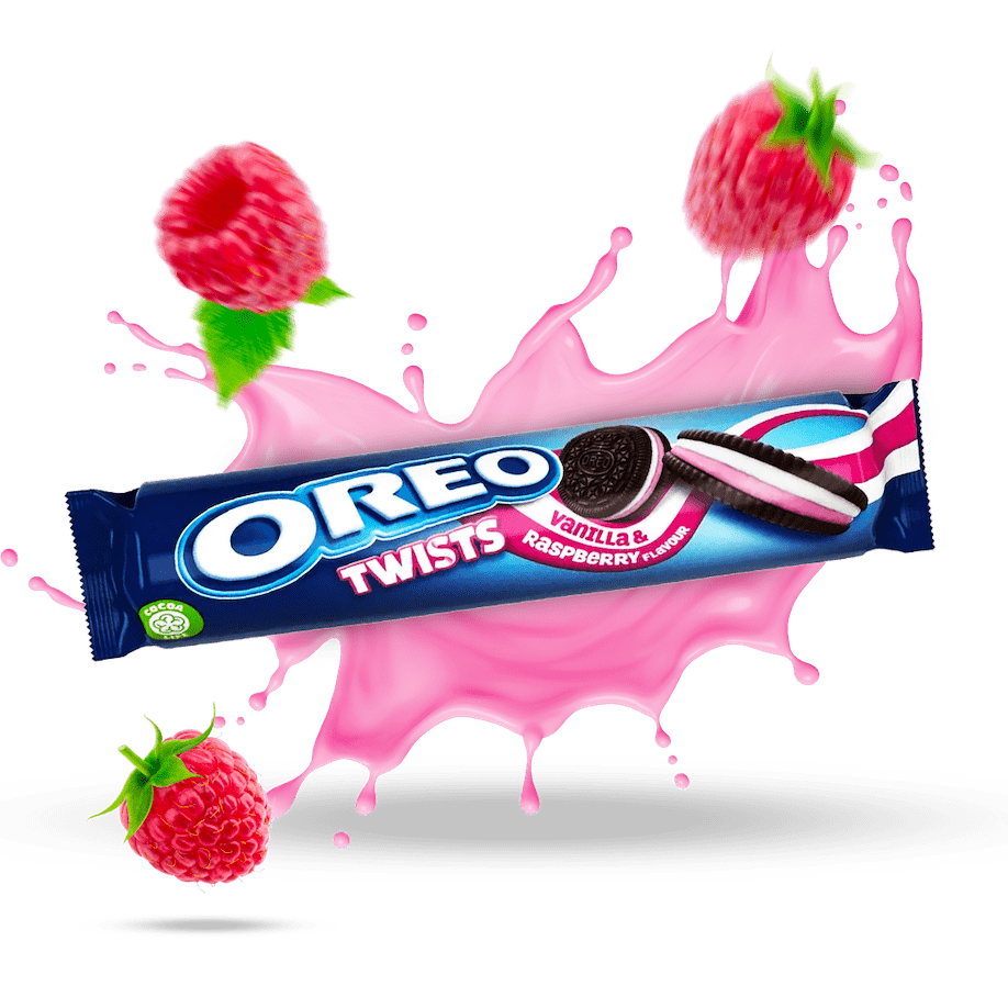 Oreo Twists Vanilla & Raspberry Flavour 157g