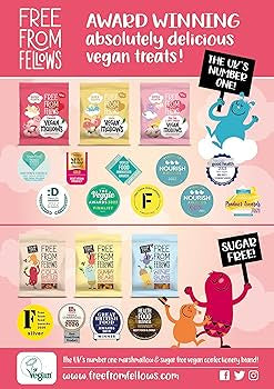 Free From Fellows Vanilla Vegan Mallows 105g
