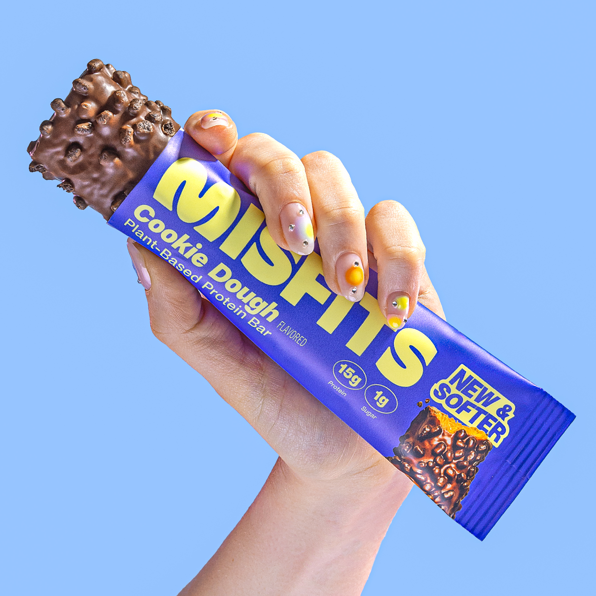 Misfits Plant-Based Protein Bar - Cookie Dough 50g