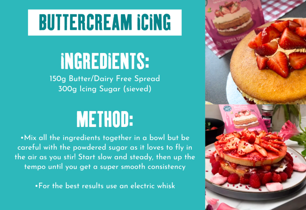 Creative Nature Organic Victoria Sponge Cake 300g