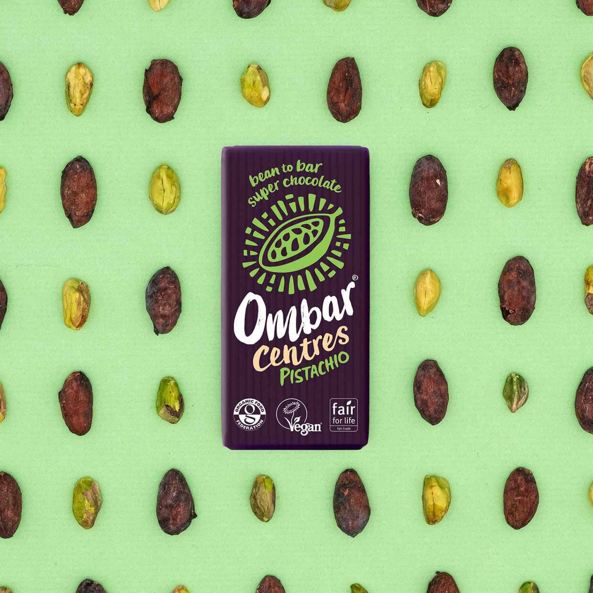 Ombar Centres Pistachio chocolate 70g