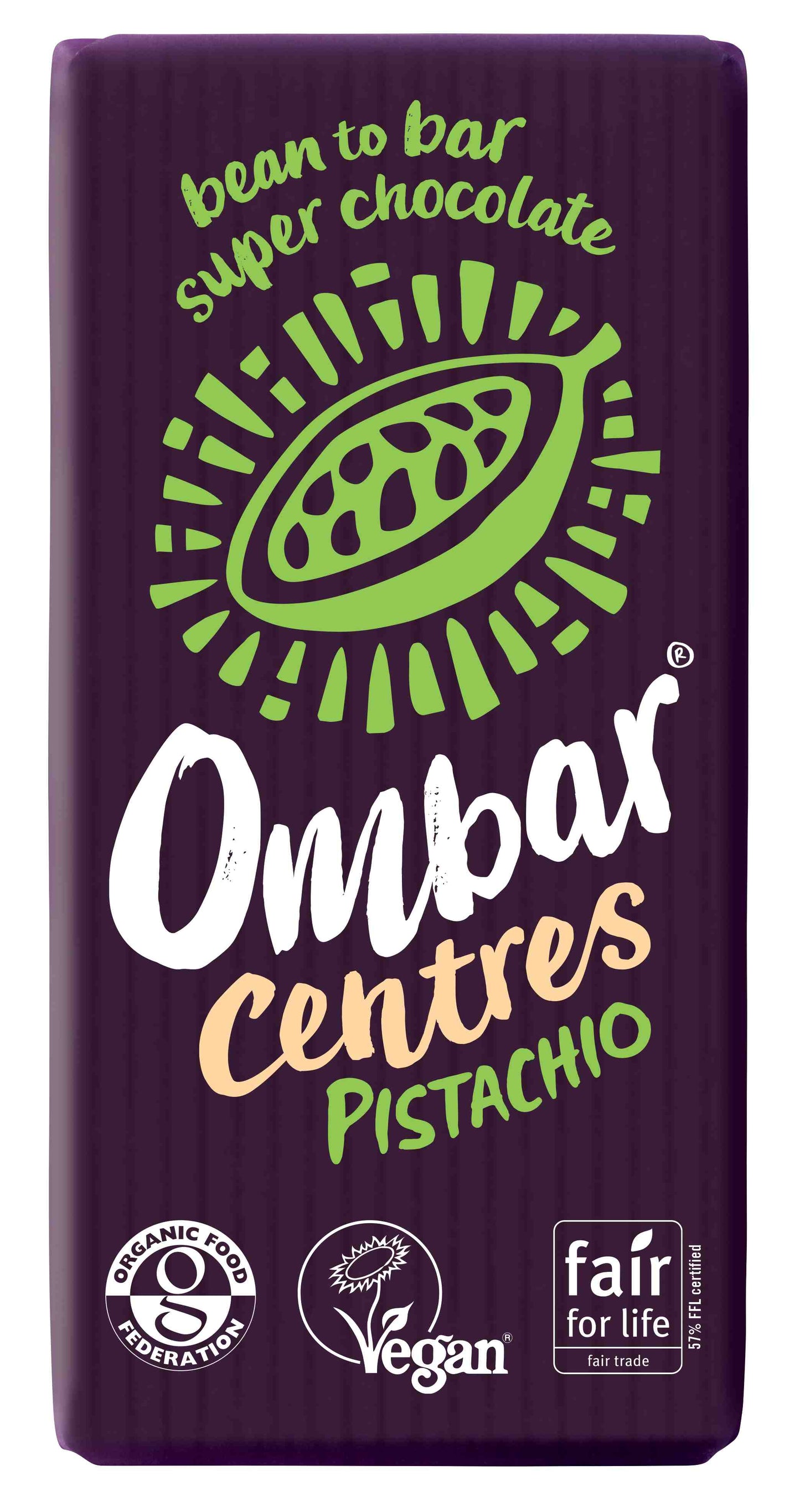 Ombar Centres Pistachio chocolate 70g