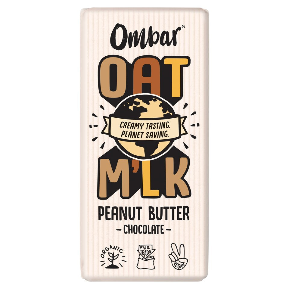 Ombar Oat M'lk Peanut Butter chocolate bar 70g