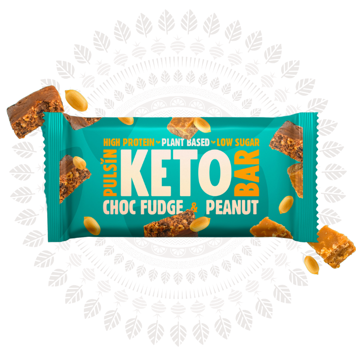 Pulsing choc fudge & peanut keto bar