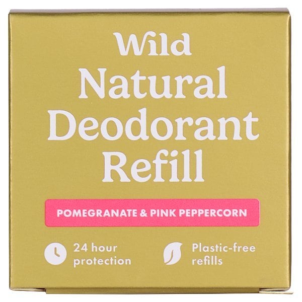WILD Pomegranate & Pink Peppercorn Natural Deodorant Refill 40g