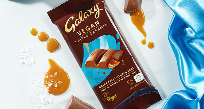 Galaxy Vegan Salted Caramel Chocolate Bar 100g