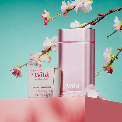 Wild Cherry Blossom Refillable Natural Deodorant Starter Pack