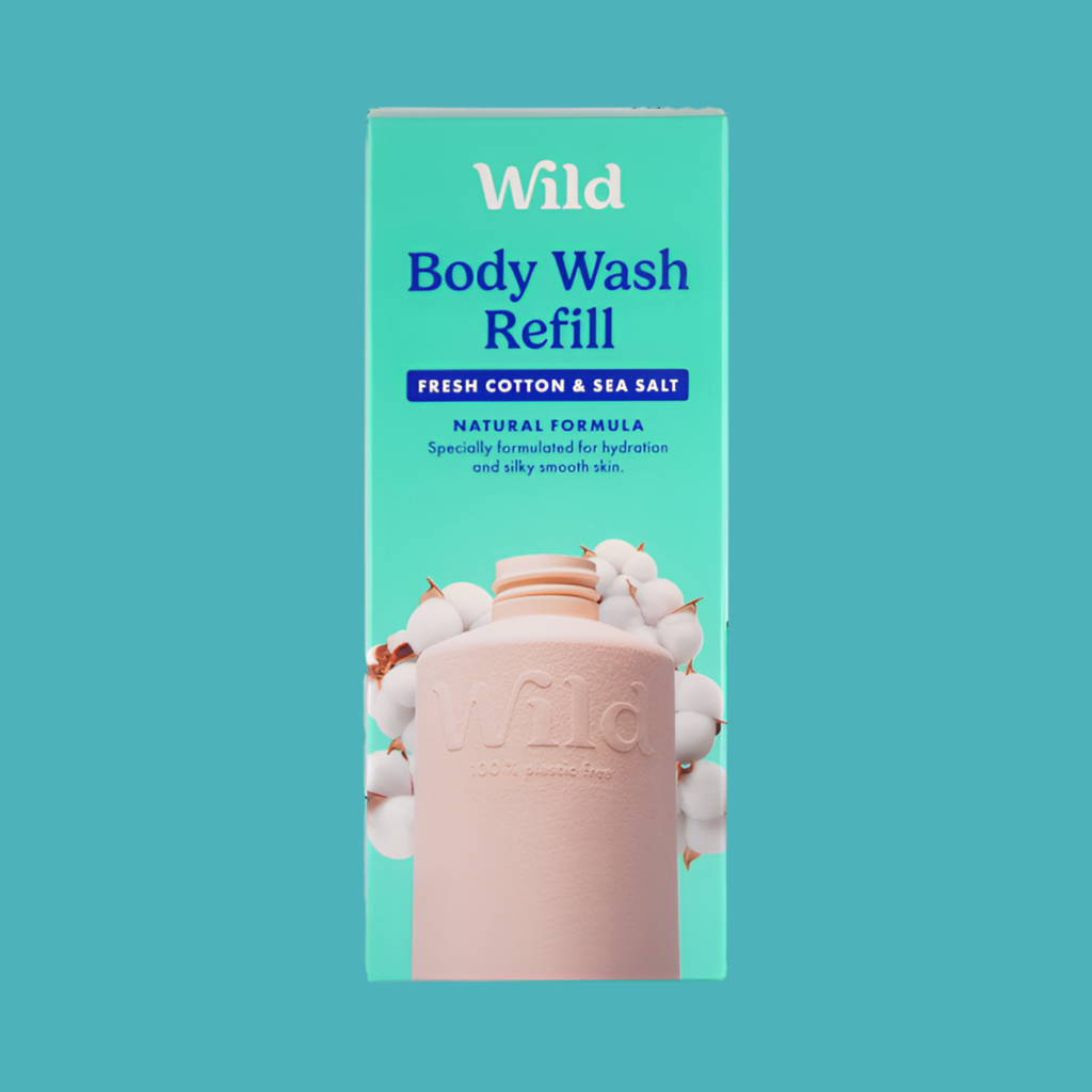 Wild Fresh Cotton & Sea Salt Body Wash Refill 300ml
