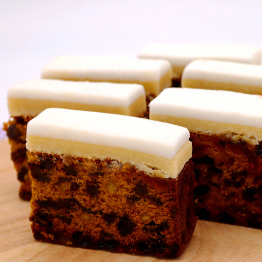 Christmas Cake Slice x 4