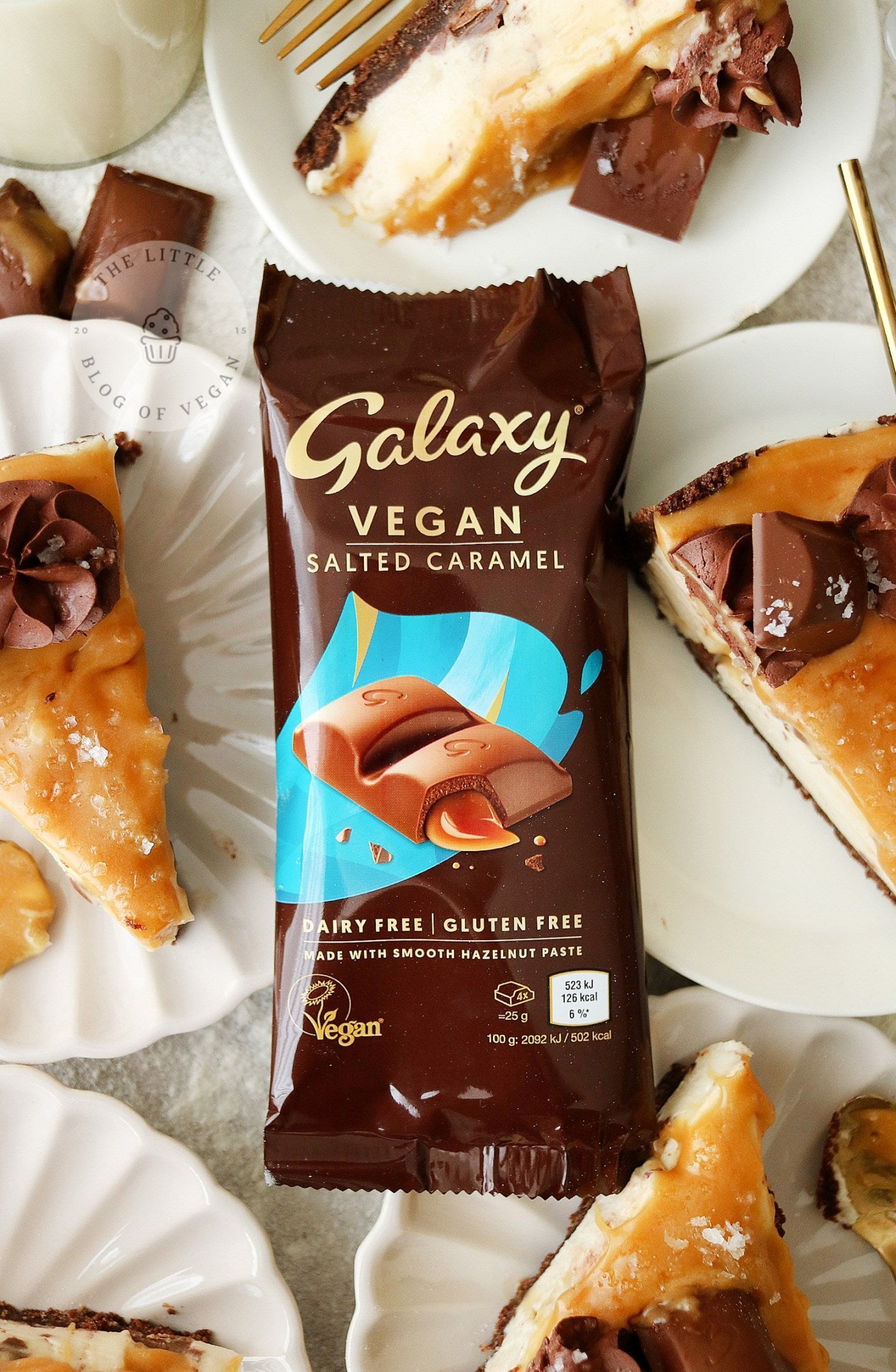 Galaxy Vegan Salted Caramel Chocolate Bar 100g