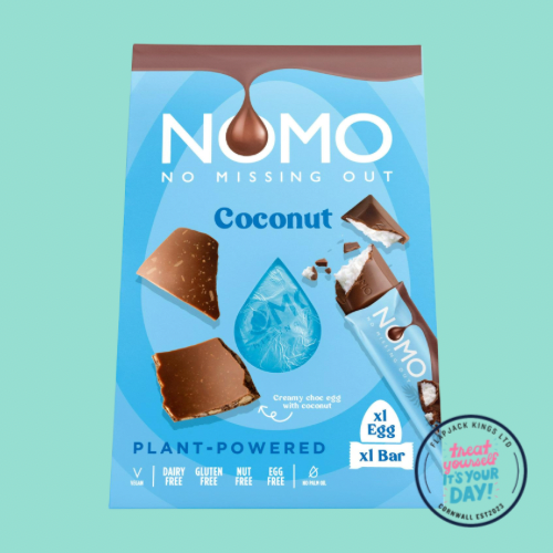 NOMO Coconut Egg and Bars 153g