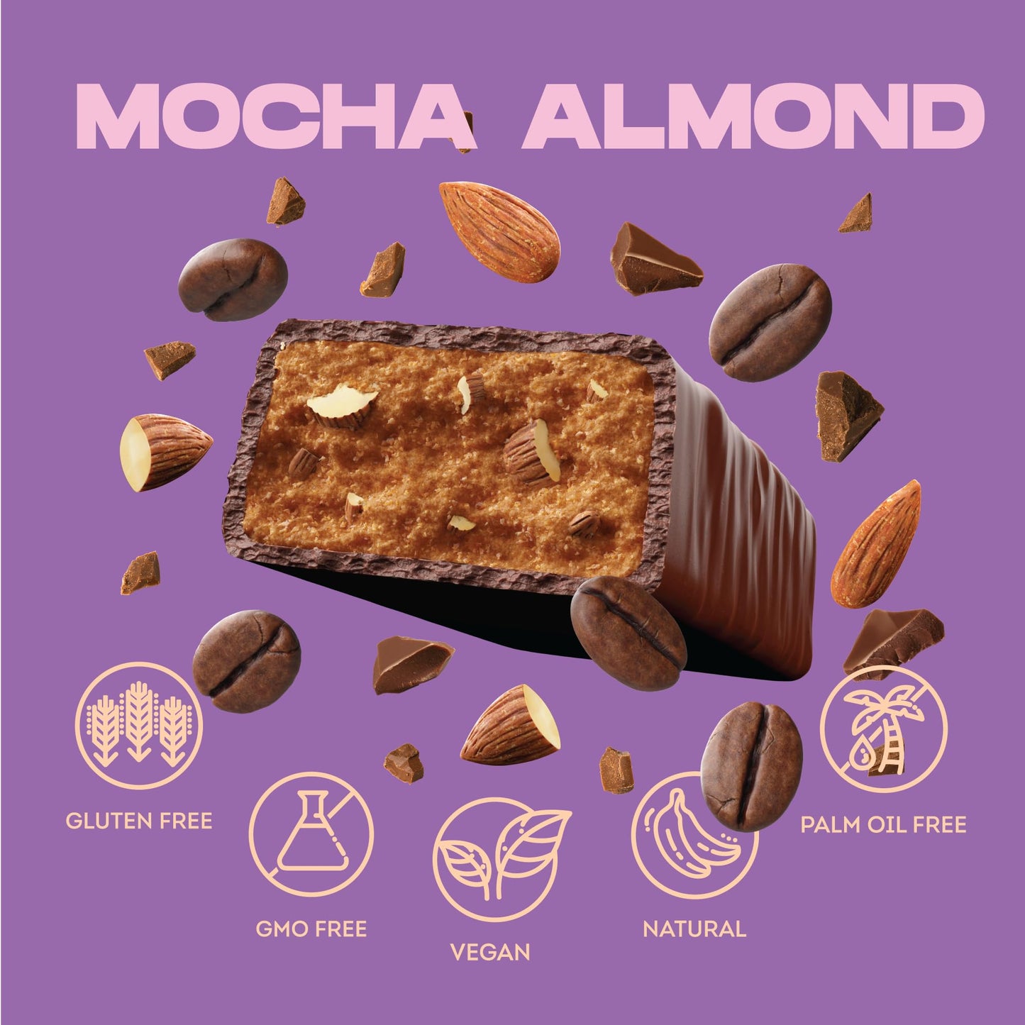 Vive Mocha Almond Protein Bar