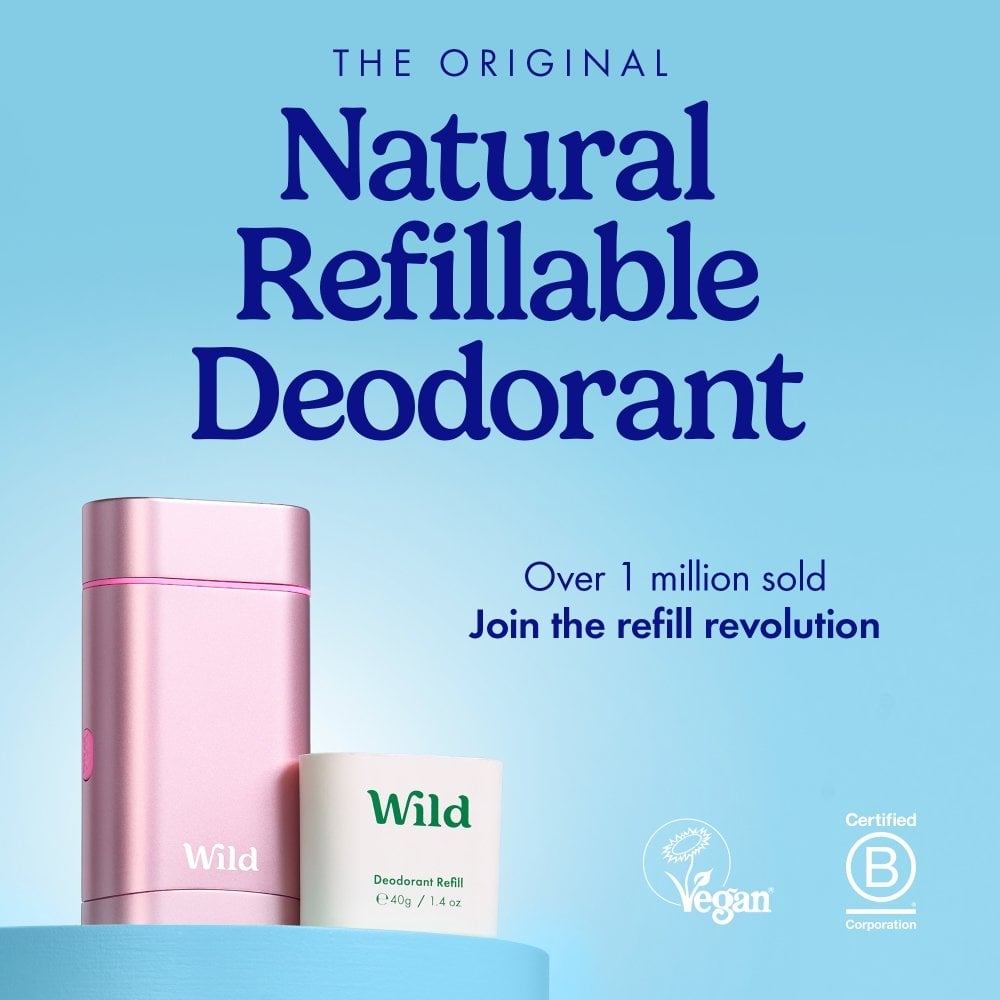 Wild Cherry Blossom Refillable Natural Deodorant Starter Pack