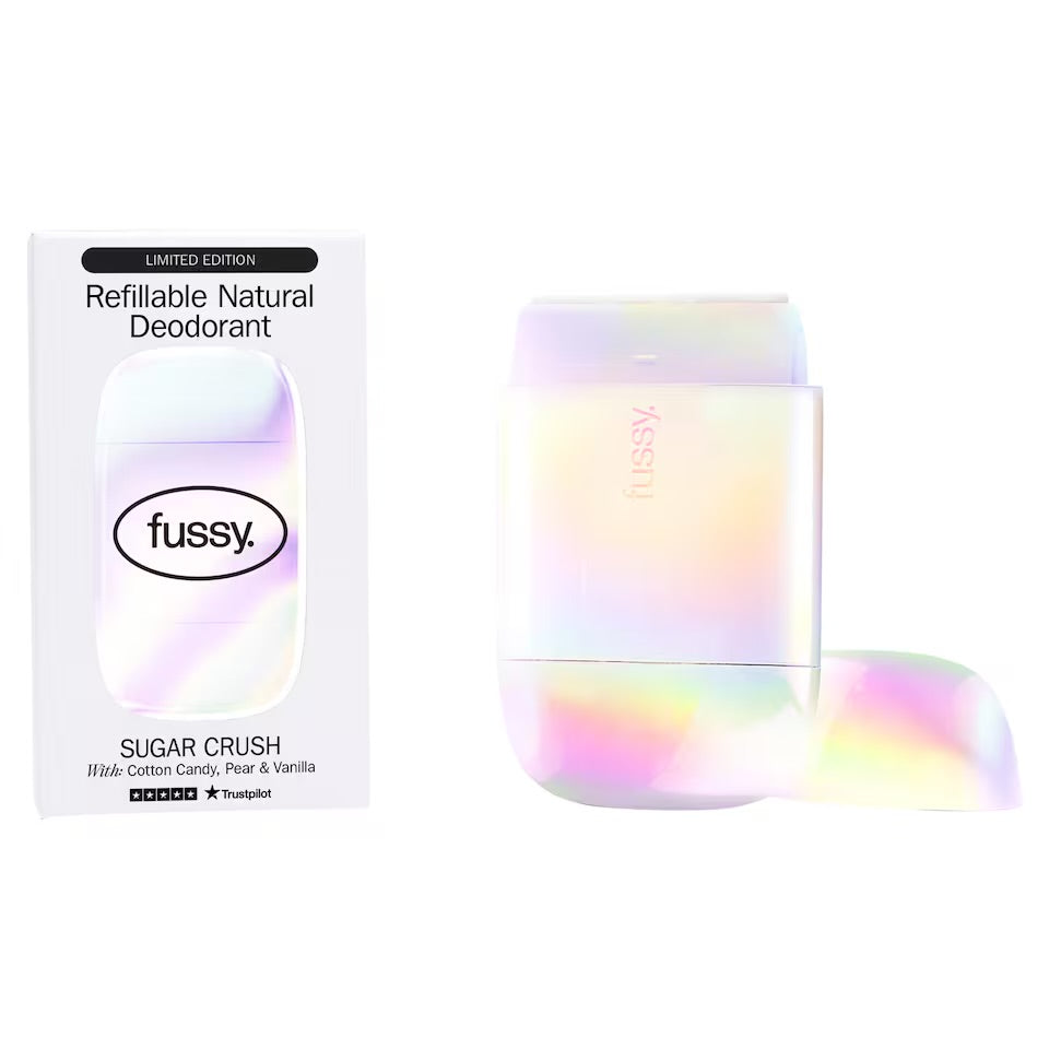Fussy Refillable Natural Deodorant Sugar Crush 40g Starter Pack